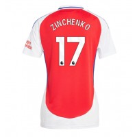 Camiseta Arsenal Oleksandr Zinchenko #17 Primera Equipación para mujer 2024-25 manga corta